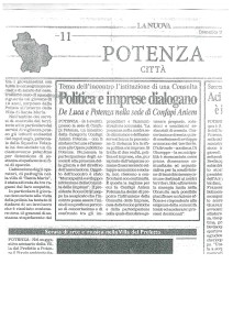 comunicato stampa La Nuova